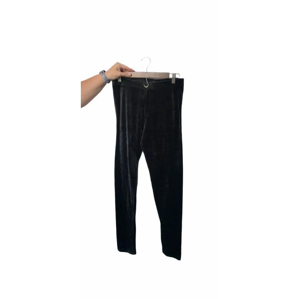Conceited Style A236 Black Velvet Leggings Size 1X/2X